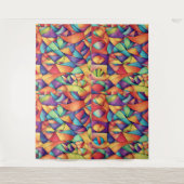 Psychedelic Ocean Wandkleed (Voorkant)