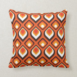 Psychedelic Oranje Kussen