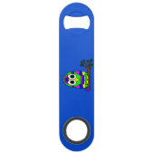 Psychedelic Owl Bar-sleutel Speed Flessenopener (Voorkant)