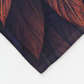 Psychedelic Owl: Neon Mandala Art Fleece Deken (Hoek)