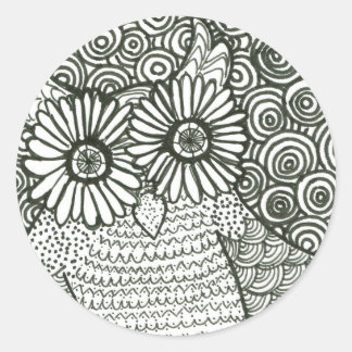 Psychedelic Owl Sticker