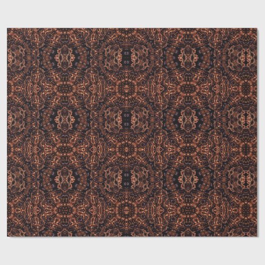 Psychedelic patroon inpakpapier (Vlak)