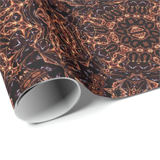 Psychedelic patroon inpakpapier (Rol Hoek)