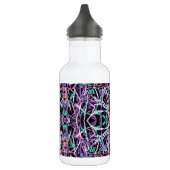 Psychedelic Pattern in Roze Waterfles (Links)