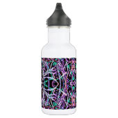 Psychedelic Pattern in Roze Waterfles (Rechts)