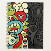 Psychedelic Patterns Planner (Voorkant)