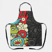 Psychedelic Patterns Schort (Voorkant)