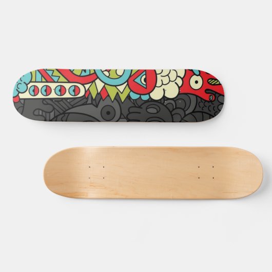 Psychedelic Patterns Skateboard (Horizontaal)