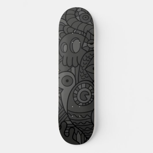Psychedelic Patterns Skateboard (Voorkant)