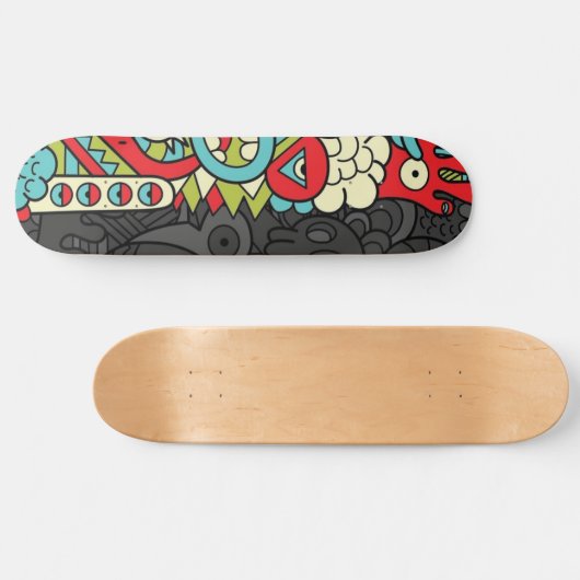 Psychedelic Patterns Skateboard (Horizontaal)