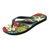 Psychedelic Patterns Teenslippers (Schuin)