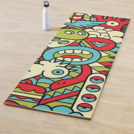 Psychedelic Patterns Yogamat