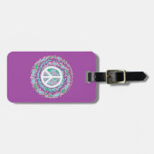 Psychedelic Peace Bagagelabel (Voorkant horizontaal)
