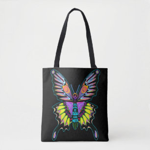 Psychedelic Peace Butterfly Draagtas