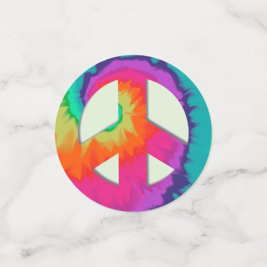 Psychedelic Peace Confetti (Kleine voorkant)