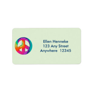 Psychedelic Peace Etiket