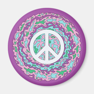 Psychedelic Peace Magneet