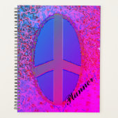 Psychedelic Peace Sign Planner (Devant)
