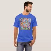 Psychedelic Peyote God T-shirt (Voorkant volledig)