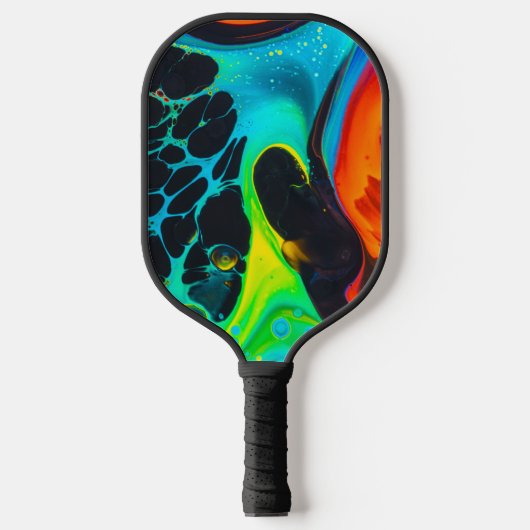 Psychedelic Pickleball Paddle (Voorkant)