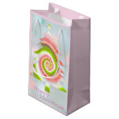 Psychedelic Pine Gift Bag Klein Cadeauzakje (Achterkant Gekanteld)