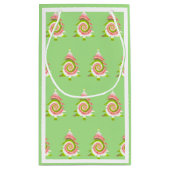 Psychedelic Pine Pattern Gift Bag Klein Cadeauzakje (Achterkant)