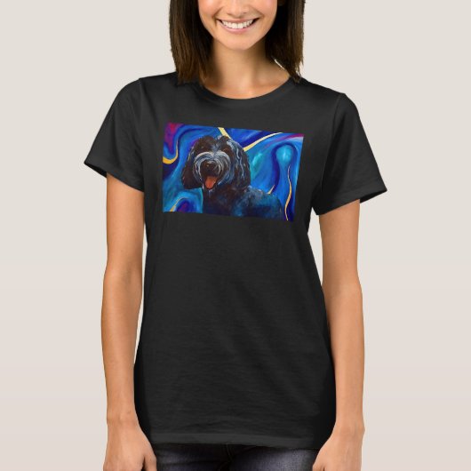 Psychedelic Poodle T-shirt (Voorkant)