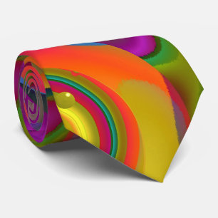 Psychedelic Punch coole trippy abstracte kunst Stropdas