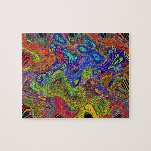 Psychedelic Puzzle Legpuzzel (Horizontaal)