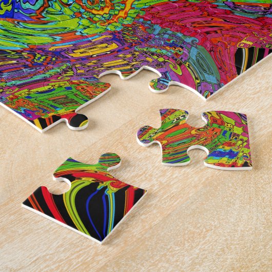 Psychedelic Puzzle Legpuzzel (Zijkant)