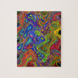 Psychedelic Puzzle Legpuzzel