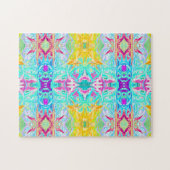 Psychedelic Puzzle Print Legpuzzel (Horizontaal)