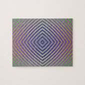 Psychedelic Pyramid Plan Puzzle Legpuzzel (Horizontaal)