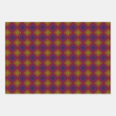 Psychedelic Rainbow Chevron Patroon Inpakpapier Vel (Voorkant 2)