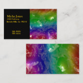 Psychedelic Rainbow Jellied Ooze Visitekaartje (Voorkant / Achterkant)