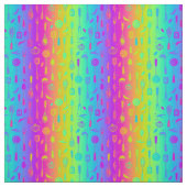 Psychedelic Rainbow Kitchen Stuff Stof (Swatch)