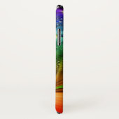 Psychedelic Rainbow Music Clef iPhone X Hoesje (Achterkant / rechts)