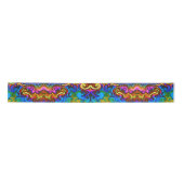 Psychedelic Rainbow Neon Ribbon Lint (Voorkant)