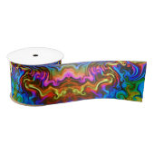 Psychedelic Rainbow Neon Ribbon Lint (Spoel)