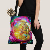 Psychedelic Rainbow-Roos Draagtas (Dichtbij)