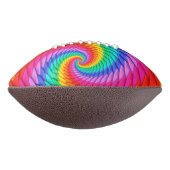Psychedelic Rainbow Spiral Football (Gedraaid 90)