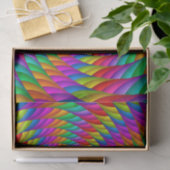 Psychedelic Rainbow Spiral Tissue Paper Tissuepapier (Geschenk)