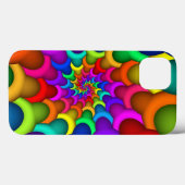 Psychedelic Rainbow Spiral Xtreme iPhone 6/6s Hoes (Achterkant (horizontaal))