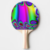 Psychedelic Rainbow Tafeltennisbatje (Voorkant)
