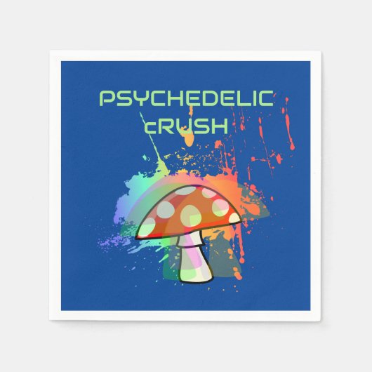 Psychedelic Retro Party Like It's 1969! Servet (Voorkant)