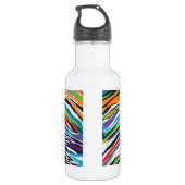 Psychedelic Retro Waterfles (Achterkant)