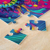 Psychedelic Seahorse Puzzle – Vibrant Ocean Challe (Côté)