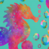 Psychedelic Seapaarden Behang (Zoom)