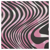 Psychedelic Shimmer Swirls Pattern Stof (Swatch)