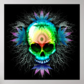 Psychedelic Skull Posters (Voorkant)